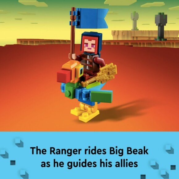 LEGO Minecraft Legends Devourer Showdown #21257 420pcs Building Set & 5 Minifigs - Picture 6 of 8